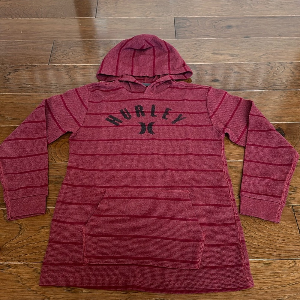 Boys Hurley Thermal Fabric Hoodie Size M 10/12